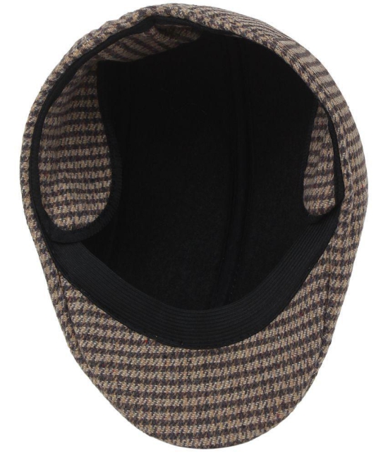 Zacharias - Brown Woollen Men''s Cap ( Pack of 1 ) - Brown