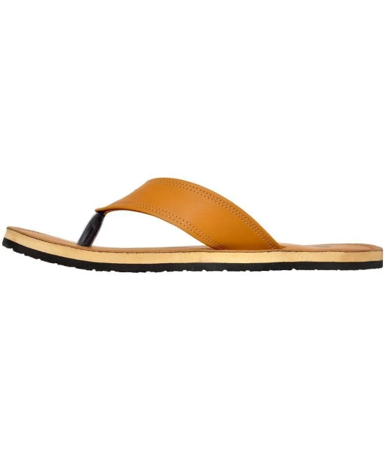 Altek - Tan Mens Thong Flip Flop - None