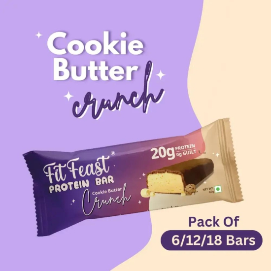 Protein Bars Cookie Butter Crunch-Box of 6