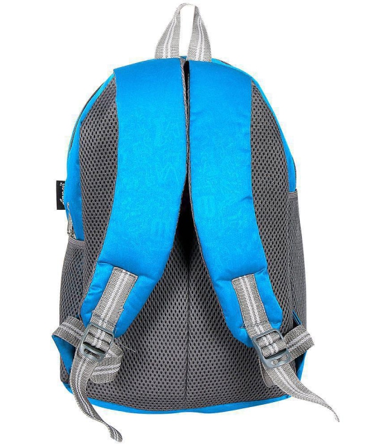 Apnav 15 Ltrs Blue Polyester College Bag - Blue