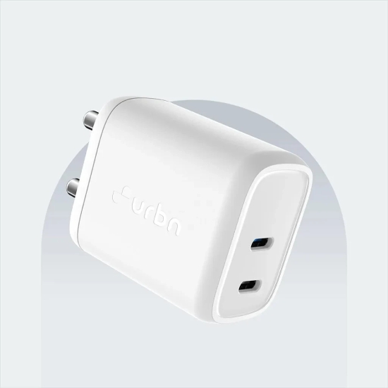 35W Dual PD GaN Wall Adapter-White