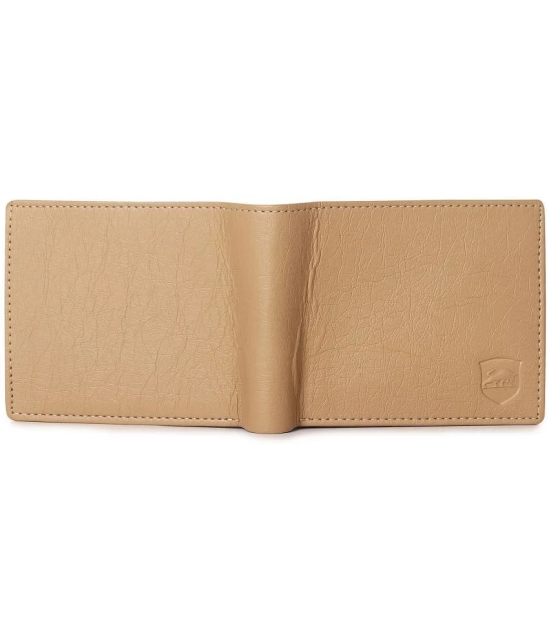 samtroh Beige PU Mens Regular Wallet ( Pack of 1 ) - Beige