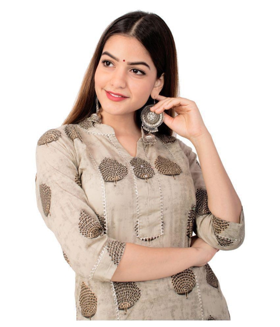 miravan Cotton Kurti With Palazzo - Stitched Suit - XL