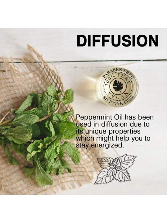 Peppermint Essential Oil (15ML) 100% Pure Natural & for Aromatherapy, Skin, Acne & Hair Growth