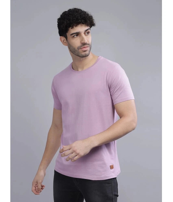 Paul Street - Mauve 100% Cotton Slim Fit Mens T-Shirt ( Pack of 1 ) - None