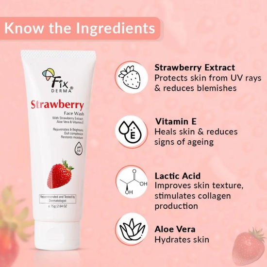 Fixderma Strawberry Face Wash