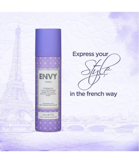 Envy Juliette French Collection Deodorant Spray for Women 120 ml ( Pack of 1 )