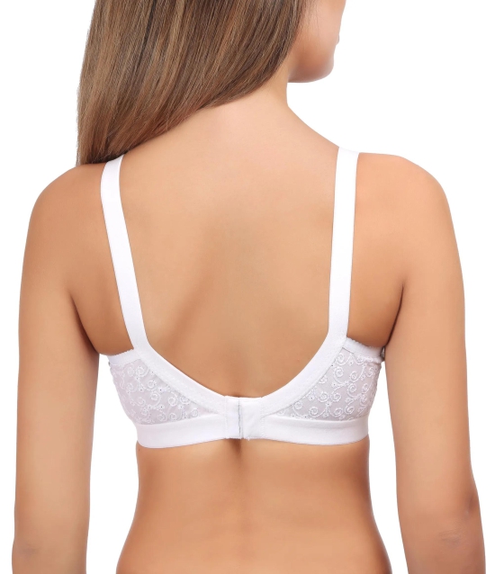 Eve's Beauty Women Full Coverage Bra-38D / Black / Cotton rich