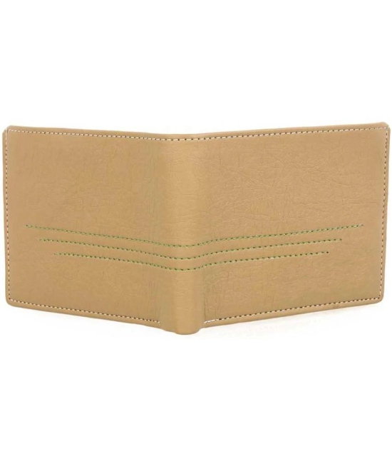 Loopa PU Beige Casual Regular Wallet - Beige