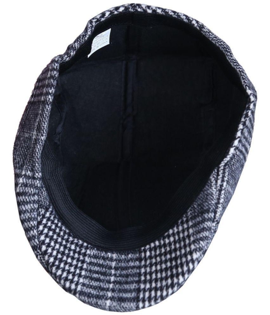 Zacharias Grey Woollen Mens Cap ( Pack of 1 ) - Grey