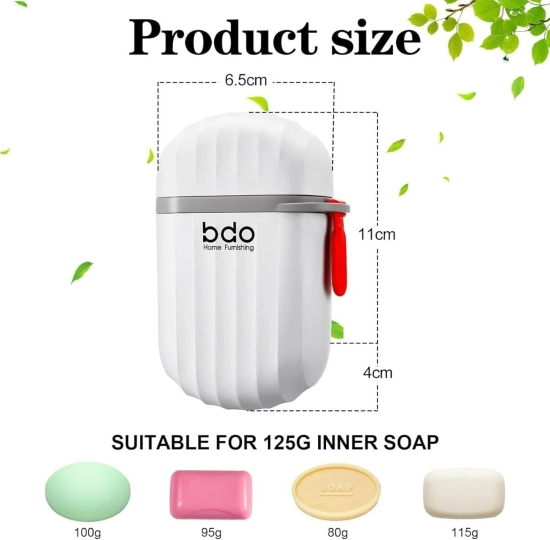 Portable Travel Soap Dish with Cover - Compact & Durable