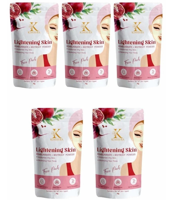 Kimayra - Skin Brightening Face Pack for All Skin Type ( Pack of 5 )