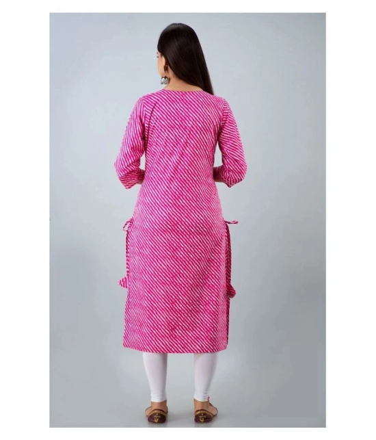 Lee Moda - Multicolor Cotton Womens Straight Kurti ( Pack of 1 ) - XL