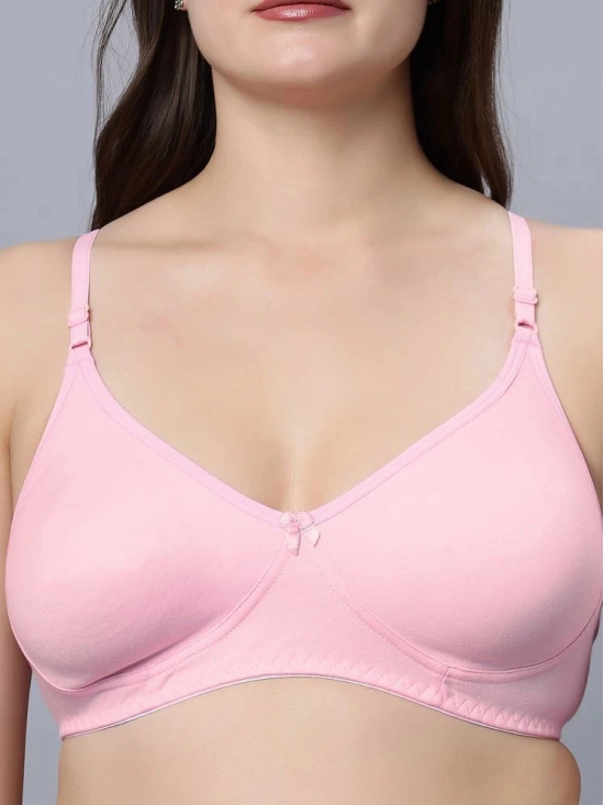 IN CARE LINGERIE Pink Cotton Non Padded Womens Everyday Bra ( Pack of 1 ) - None