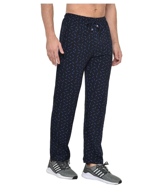 Vimal Jonney Blue Cotton Blend Trackpants - XL