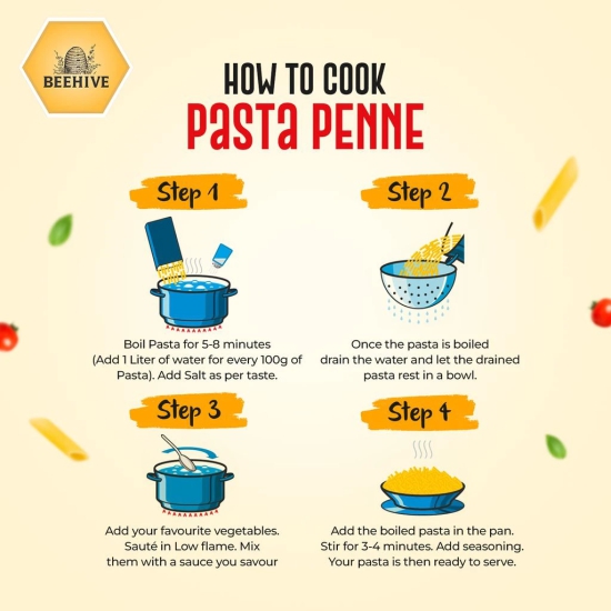 Beehive Pasta Penne, 400 grams Buy One Get One