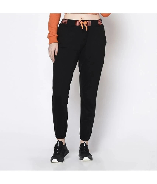 Rigo Black Cotton Joggers - Single - 30