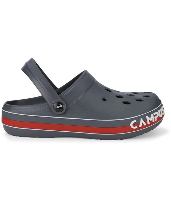 Campus - Grey Mens Clogs - None