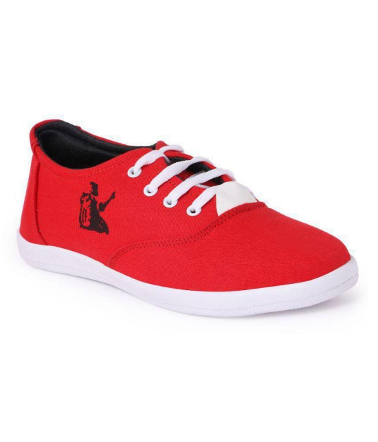 Kzaara Lifestyle Red Casual Shoes - 9