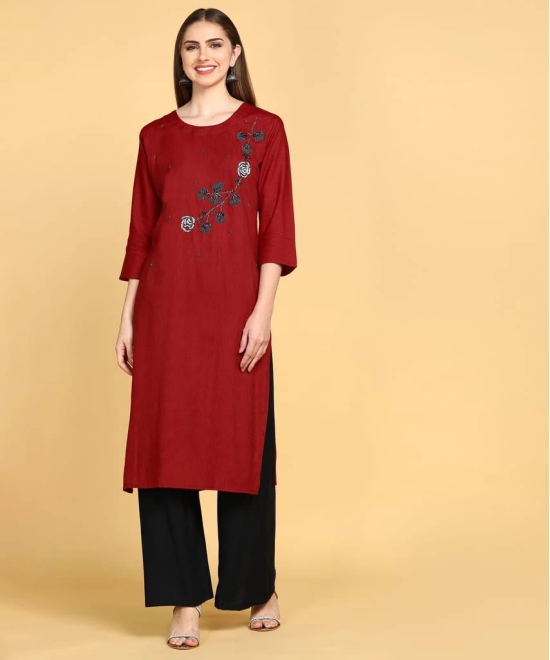 Designer Floral Hand Work Embroidery Kurti