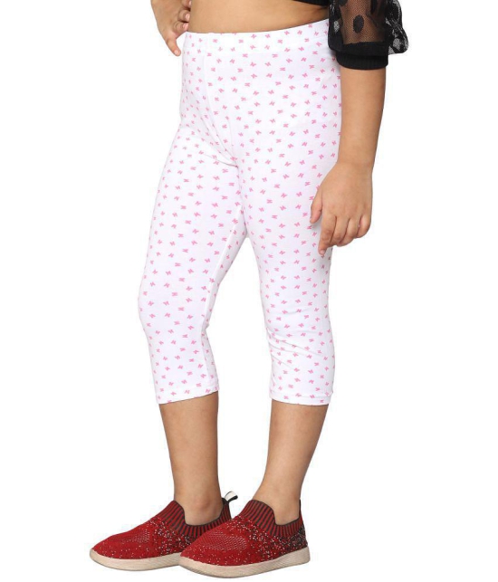 2K KIDS Capri Leggings For Girls |All Over Printed |Viscose Blend  (Red Heart::Butterfly,13 Years - 14 Years) - Pack Of 2 (2KGLCVAOP_2C_RH_BF_1314Y) - None