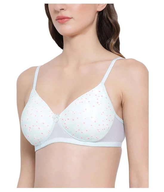 Clovia Polyamide T-Shirt Bra - Blue - 34B