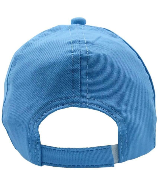 Zacharias Unisex Kids Cotton Baseball Cap kc-27 (Blue_1-4 Years) (Pack of 1) - None