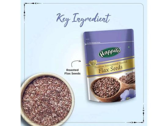 Happilo Premium Authentic Flax Seeds Roasted 250g