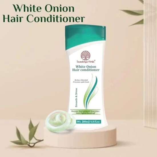 Soundarya Herbs Onion Hair Conditioner - 200ml for Healthy & Shiny Hair