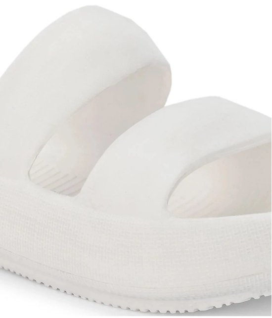 OFF LIMITS White Mens Slide Flip Flop - None