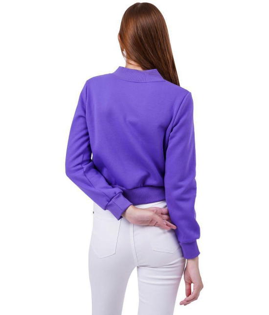 NUEVOSDAMAS - Fleece Purple Jackets Pack of 1 - None