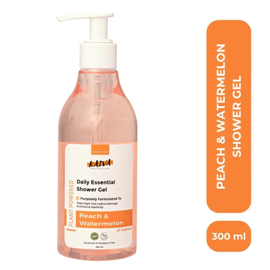 Peach & Watermelon Shower Gel | For Women & Men | Sulphates & Paraben Free – 300 ml