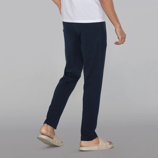 Pace Cotton Rich Track Pants Navy Blue S