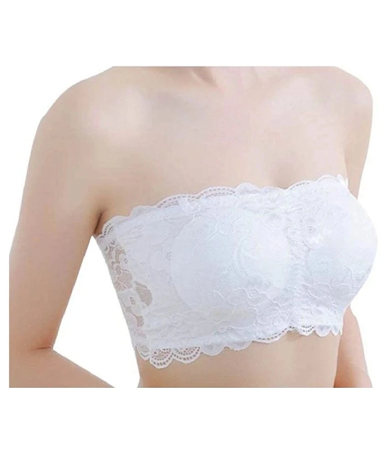 ComfyStyle Lace Bralette - White - 32