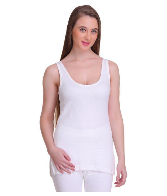 TT Cotton Blend Topwear - White - L