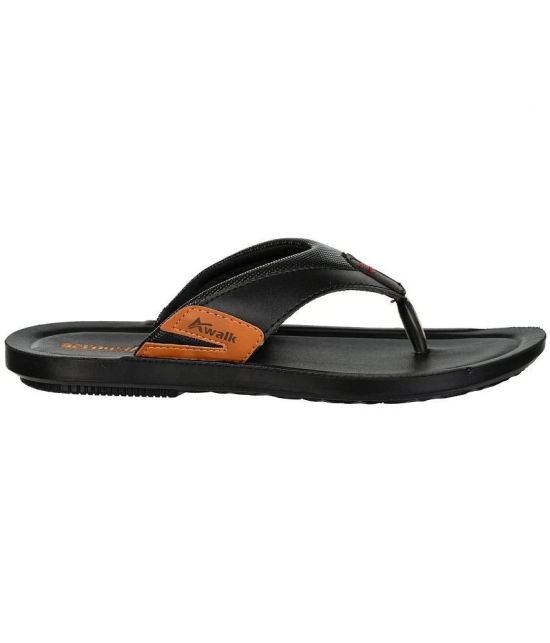 Aerowalk - Black Mens Daily Slipper - None