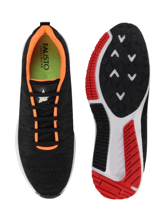 Men Black Sports & Outdoor Running Shoes-8