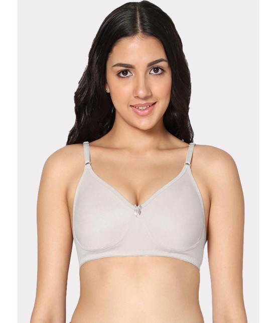 IN CARE LINGERIE - White Cotton Non Padded Women's T-Shirt Bra ( Pack of 1 ) - None