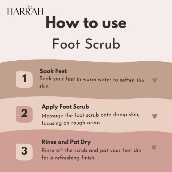 Tidy Tea Tree Foot Scrub