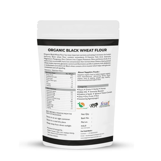 Organic Black Wheat Flour-250gm