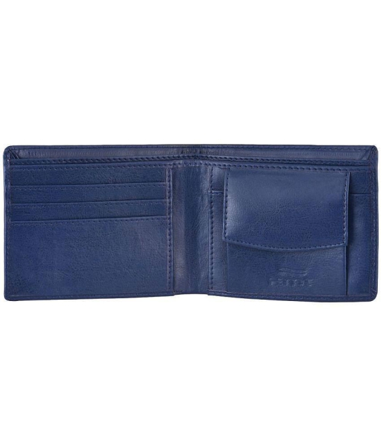 HAMT Leather Blue Casual Regular Wallet - Blue