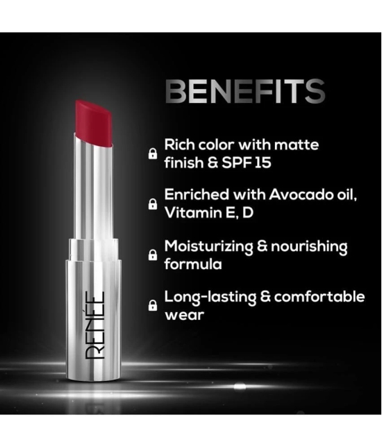 Renee Red Matte Lipstick 3.5