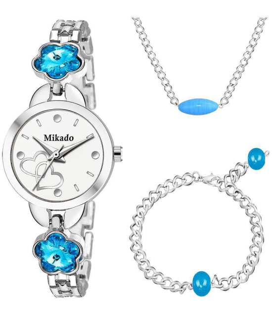 Mikado Stainless Steel Round Womens Watch