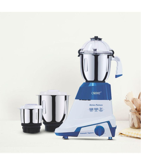 Orpat Orpat Mixer Grinder 1200 Watt 3 Jar Juicer Mixer Grinder