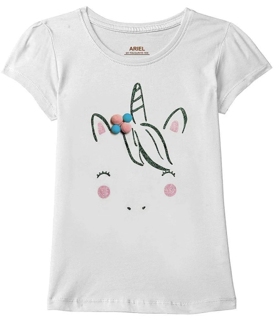 Ariel - Multicolor Cotton Girls T-Shirt ( Pack of 3 ) - None