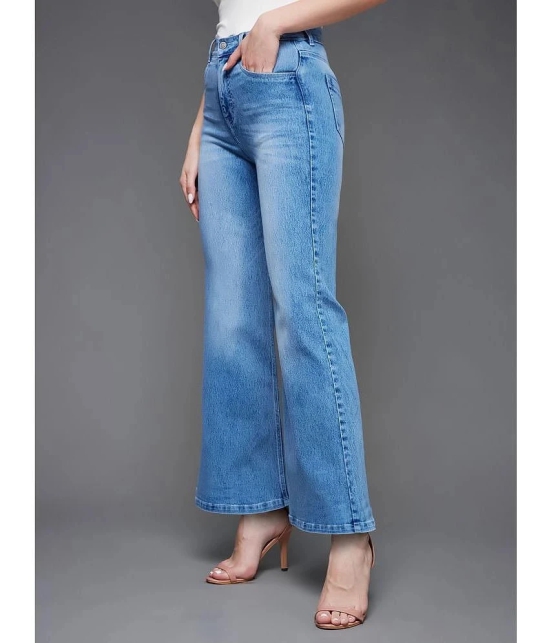 Miss Chase - Light Blue Denim Wide Leg Womens Jeans ( Pack of 1 ) - None