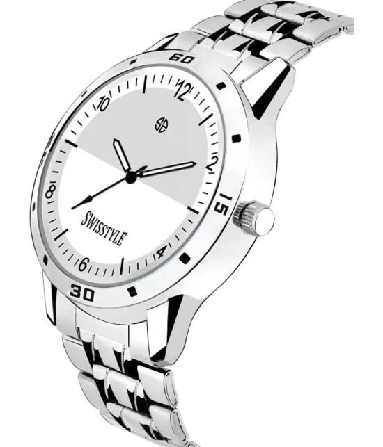 Swisstyle Silver Stainless Steel Analog Mens Watch