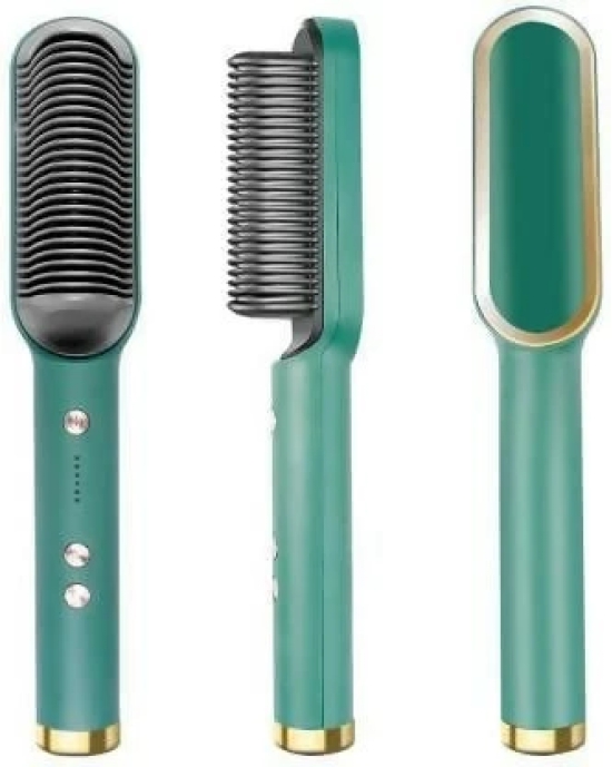 5-Temperature Hair Straightener Comb Brush for Men, Women & Girls (Multi-Color)