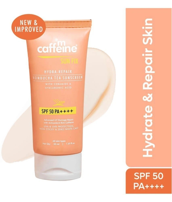 Mcaffeine SPF 50 Sunscreen Cream For All Skin Type ( Pack of 1 )