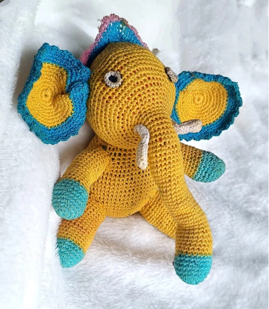 Handmade Crochet Elephant Plushie |????????????